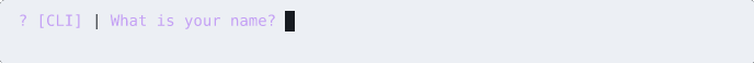 User input (light theme)